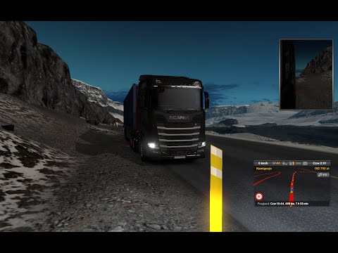ETS 2 MP Promods REALISTYCZNA jazda Scania R500 po Islandii