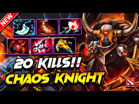Dota 2 CHAOS KNIGHT Gameplay | x20 Kills Chaos Knight DOTA 2 Carry Build Gameplay 7.39