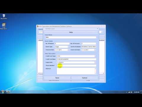 Hotel Reservation and Management Database Software