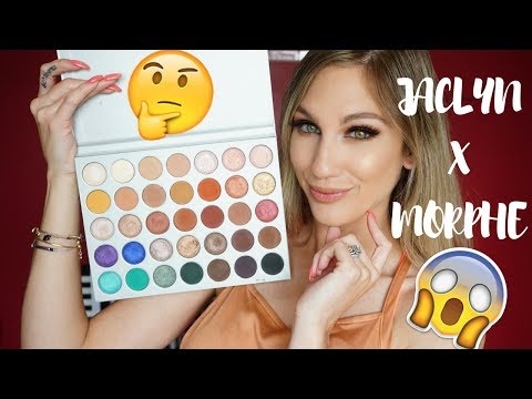 JACLYN HILL X MORPHE BRUSHES PALETTE │ IN DEPTH REVIEW, SWATCHES & TUTORIAL Video