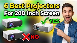 ✅Best Projectors For 200 Inch Screen 2026: Massive Cinema At Home!