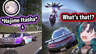 Chihaya's Reaction To Gundam and Hololive Fan Car In Forza Horizon 6【Hololive】