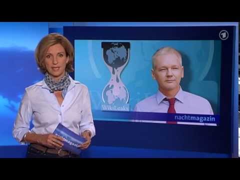 ARD Tagesschau - Assange erstattet Anzeige wegen Spionage auf deutschen Boden  - 4.9.2013