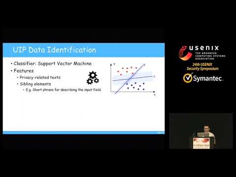 USENIX Security '15 - UIPicker: User-Input Privacy Identification in Mobile Applications