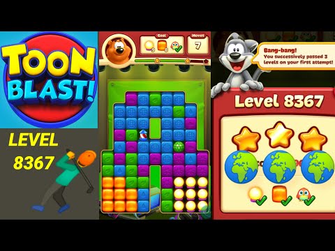 Toon Blast Level 8367 ✨🏃