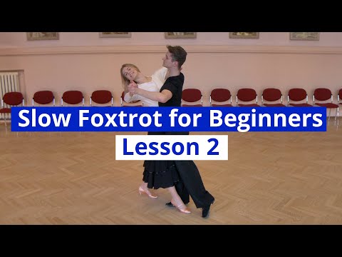 Slow Foxtrot for Beginners Lesson 2 | Reverse Turn, Hover Telemark