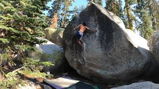 Video thumbnail de Wing and a Prayer, V8. Lake Tahoe