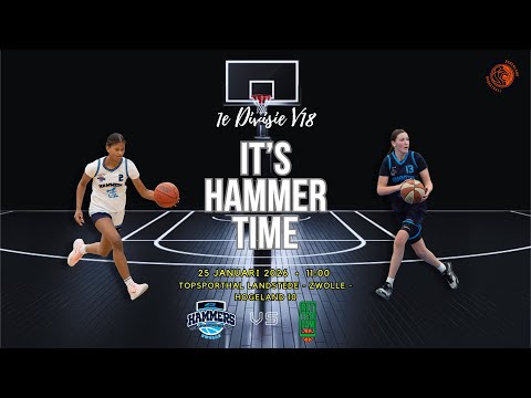 25-01-2026 Eredivisie V18, Landstede Hammers vs Rotterdam Basketball