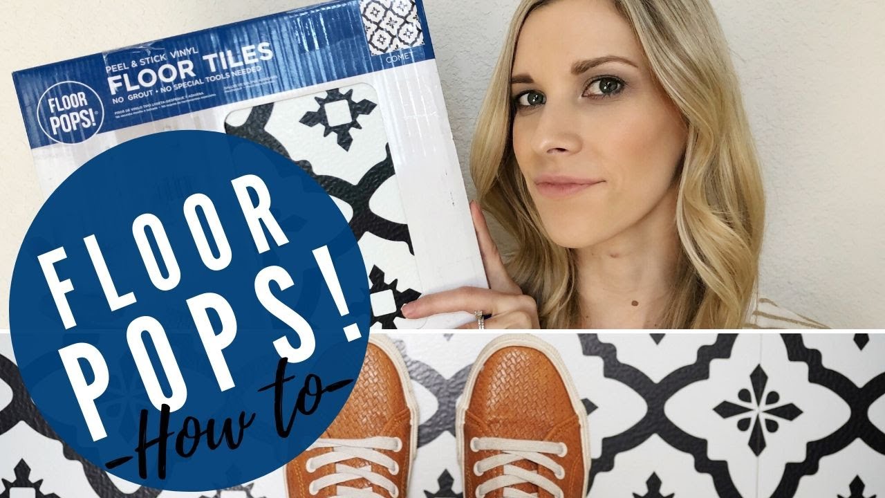 Watch video How to Install Peel and Stick Vinyl Flooring | Floor Pops Now How to Install Peel and Stick Vinyl Flooring | Floor Pops