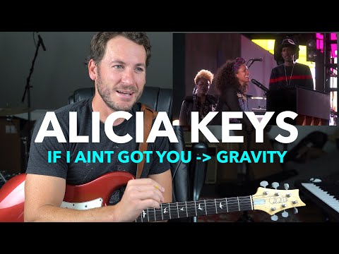 Guitar Teacher REACTS: Alicia Keys & John Mayer "If I Ain't Got You / Gravity" LIVE 4K