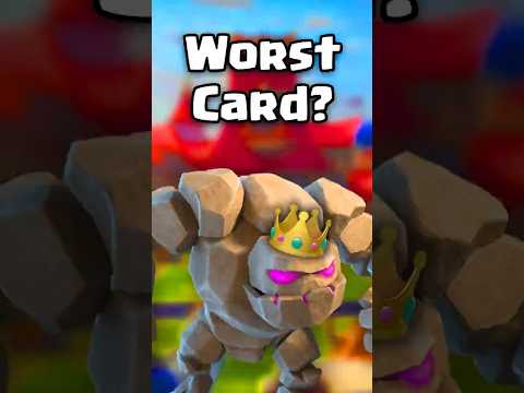 Worst Card For Every Elixir in Clash Royale! ❌