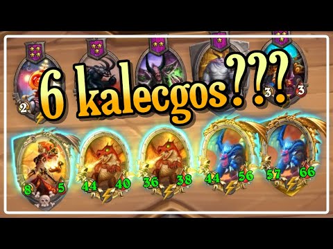 The FUNNIEST DRAGON BOARD in Hearthstone Battlegrounds! (6 kalecgos)