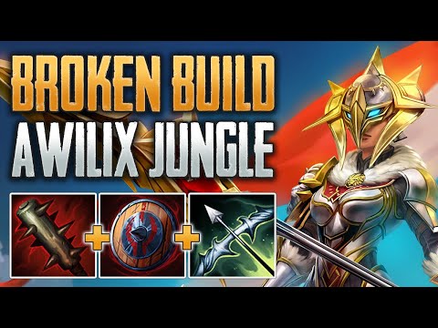 THIS BUILD IS DISGUSTING! Awilix Jungle Gameplay (SMITE Conquest)