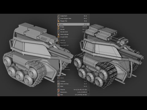Cinema 4D HARD SURFACE TUTORIAL HOW to MODEL 04