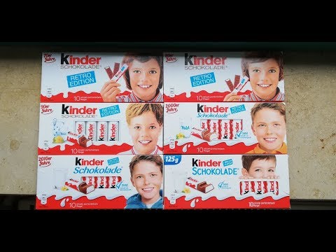 RTest #227 - Das Design der Kinder Schokolade: Welches ist das beste?