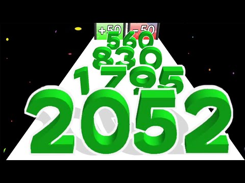NUMBER STACK RUN: Level Up Number, Math Games (ASMR Gameplay) #asmrgameplay #satisfyingasmr