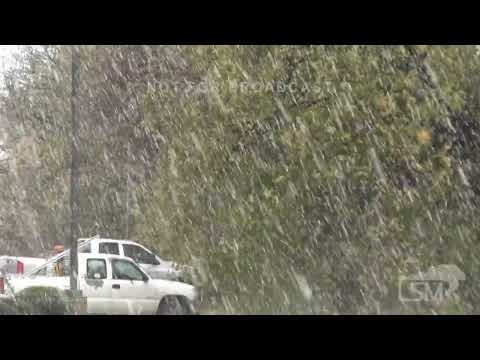11-14-2022 Pauls valley, OK - Brief heavy snow falls along I-35