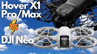Selfie Drone Showdown: DJI Neo vs Hover Air X1 Pro