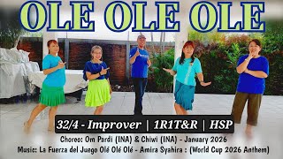 Download lagu Ole Ole Ole Line Dance | Improver | Om Pardi (INA) & Chiwi (INA) - January 2026 mp3