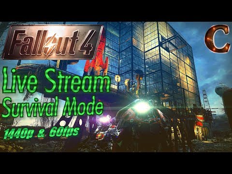 Fallout 4 Live Stream Survival Mode, 1440p 60fps, Part 47: Tips & Tricks You Can Use in Fallout 76