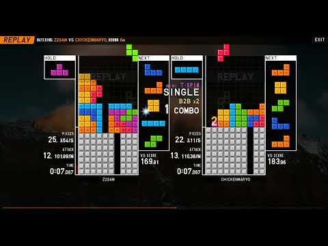 [TETR.IO] Tetra League FT7  getting 360vs score (30-08-21)