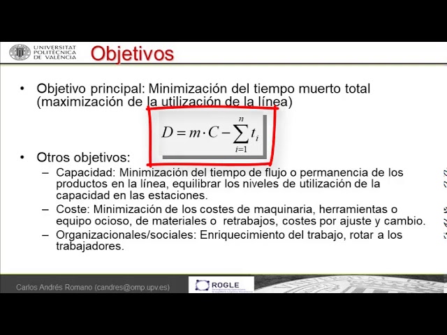 Vídeo relacionado con Métodos heurísticos bidireccionales y líneas de montaje: Evaluación de métodos heurísticos bidireccionales en la solución del problema de equilibrado de lineas de montaje