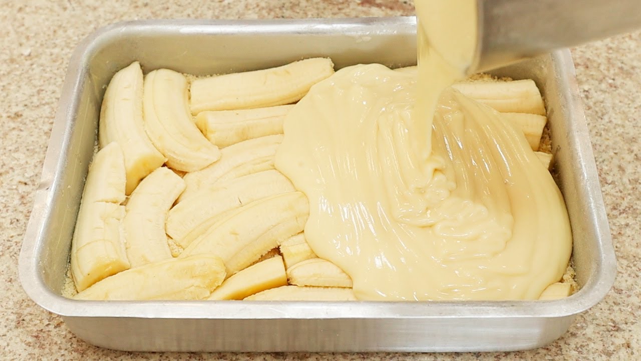 QUER UMA TORTA DE BANANA SUPER CREMOSA ENTÃO FAZ DESSE JEITO! FÁCIL-SABOR INCRÍVEL-Isamara Amâncio