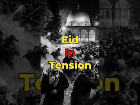 Eid prayers blocked! israeli forces fire tear gas near al-aqsa amid war tensions