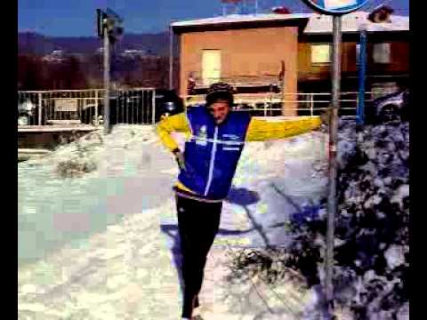 Qik - Allenamento sulla neve 18 dic io e nikolo...3000m su sterrato by edgbar