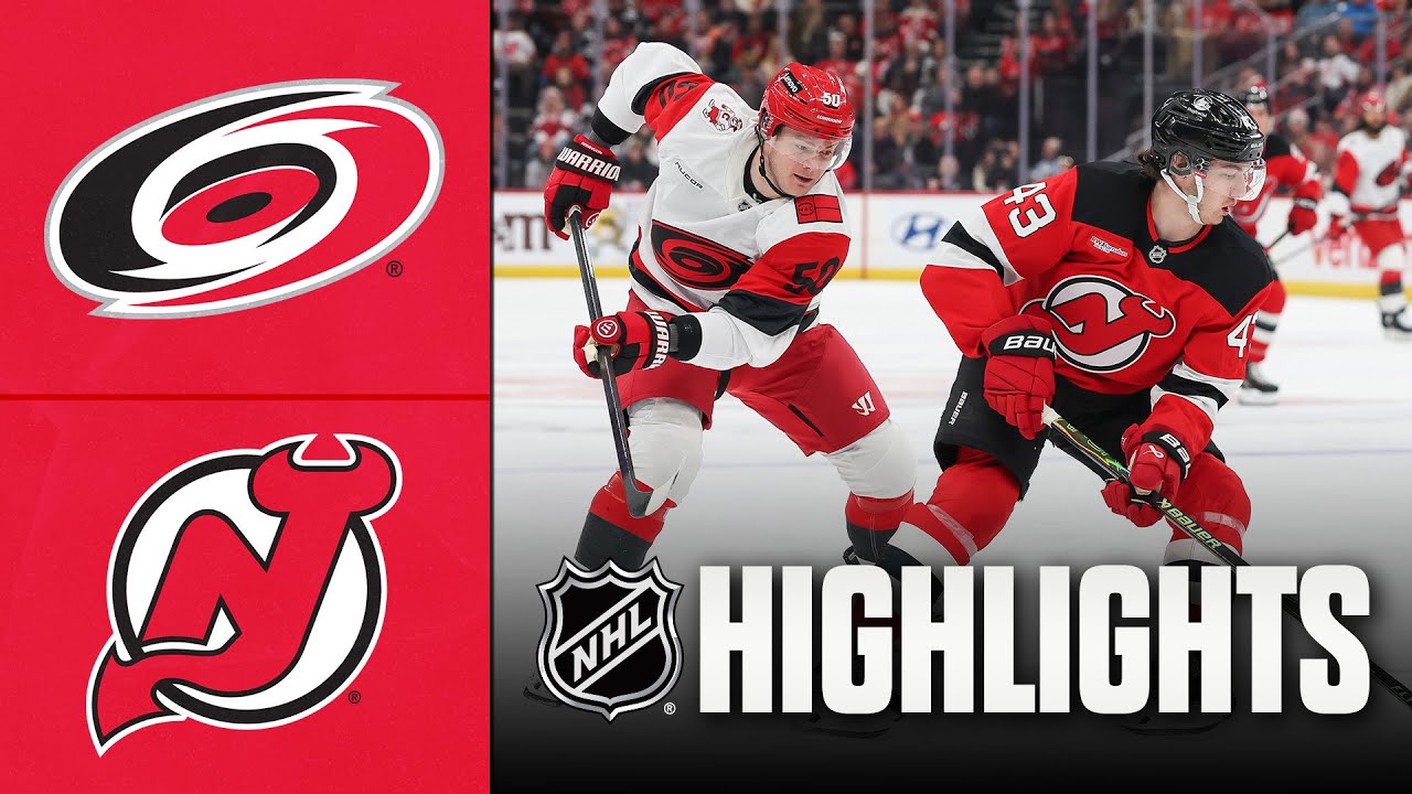 Hurricanes vs. Devils | NHL Highlights | January 04, 2026