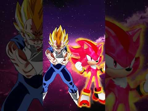Goku & Vegeta VS Sonic & Shadow | Sprite Animation | Видео