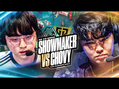 CHOVY VS SHOWMAKER - UNDEFEATED GENG TAKES ON 2ND PLACE DK - LCK SUMMER 2024