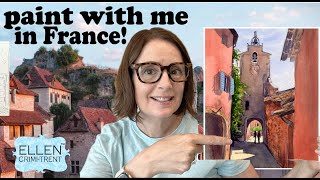 Paint Watercolor With me in France!