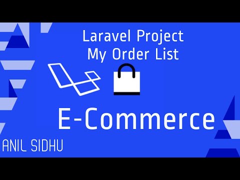 Laravel E commerce Project 20 my order list