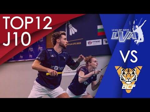 2022-2023 − INTERCLUBS TOP12 − J10 → Le Volant Airois / Badminton Club Fos