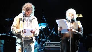 Poesie lette da Andrea Rivera & Paola D'Agnese @Premio Fabrizio De Andrè 2011