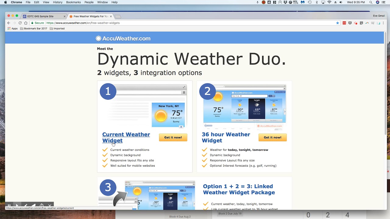 Embed a Weather Widget Code