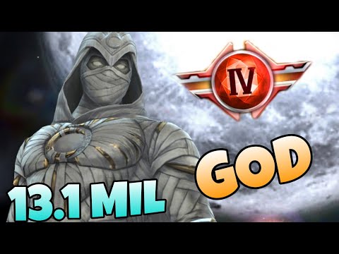 13.1 MIL ABX // T4 MOON KNIGHT is a COMBAT GOD..!! Lvl 80 Comparison Combat Hero // Mff // Burn
