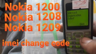 nokia 1200 imei change code nokia 1208 registration code 2022