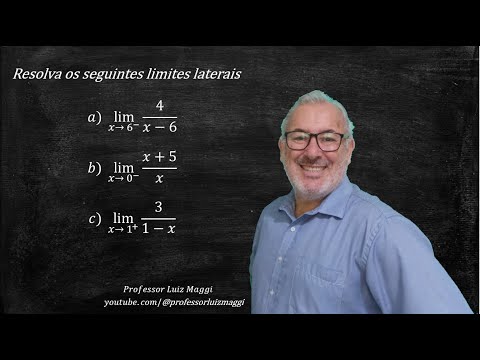 LIMITES LATERAIS DE FUNÇÕES RACIONAIS SIMPLES#professorluizmaggi