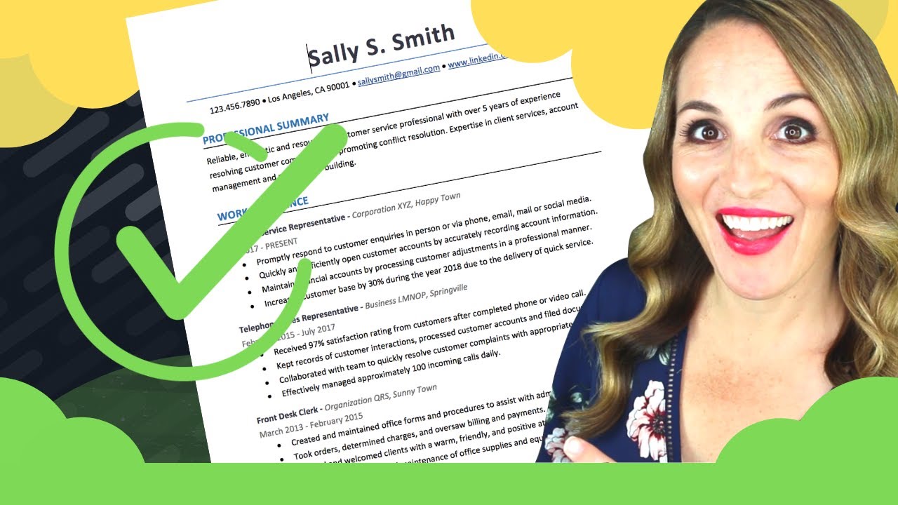 How To Write A Resume Step By Step - 6 SIMPLE Steps To Write A Resume