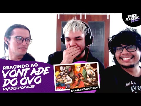 REACT YTPBR | Rap dos Hokages - Vontade do Ovo (VOICE MAKERS)