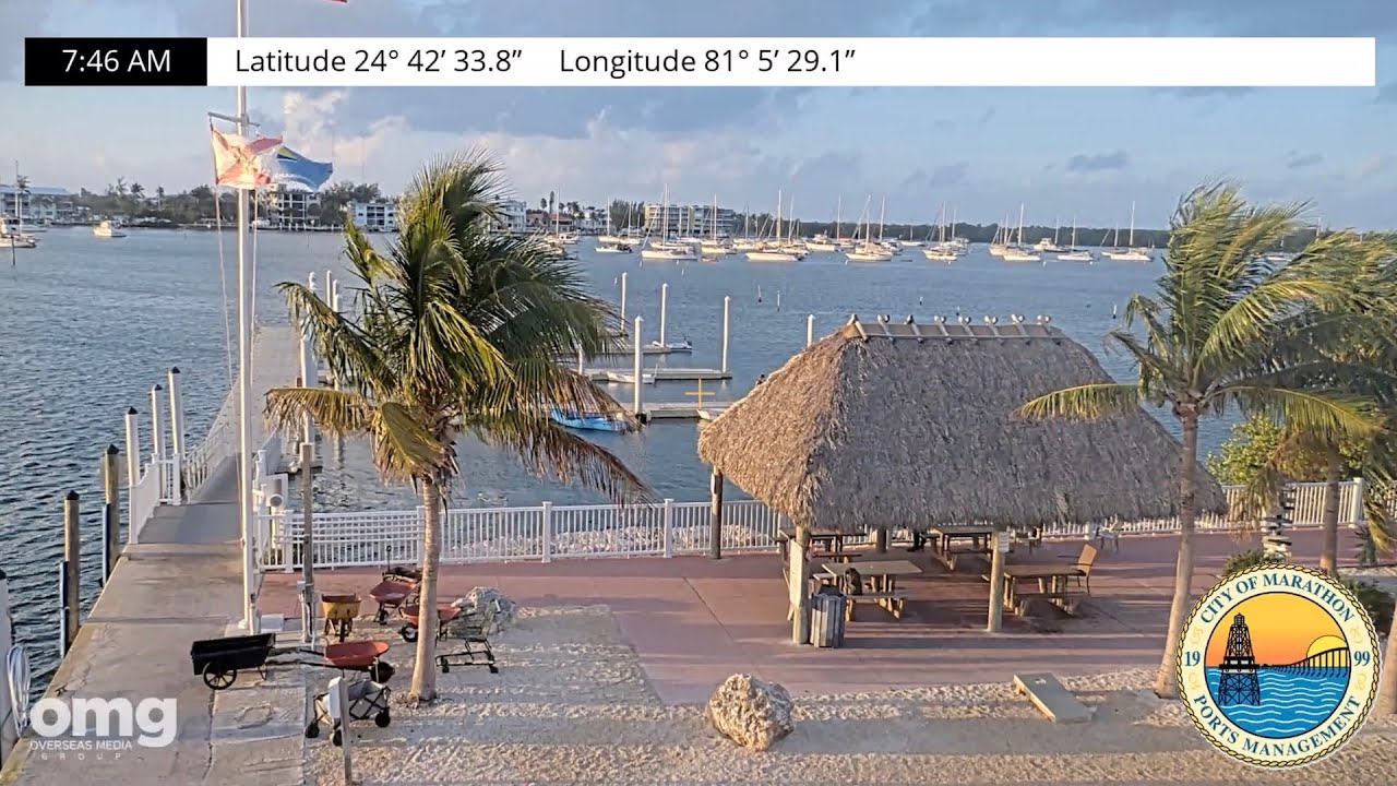 Live webcam view of Marina de Boot Key Harbor