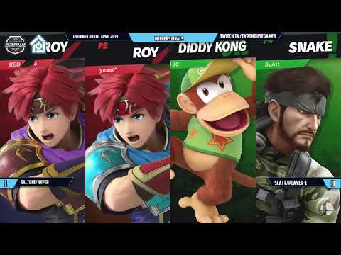 Gwinnett Brawl April 2019 - SaltOne/Hyper vs ScAtt/Player-1 - Doubles Winners Finals