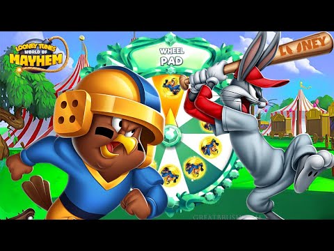 3x Pad Wheel & Town Night - Looney Tunes World of Mayhem