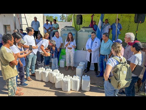 Con pastillas potabilizadoras se garantiza el consumo de agua segura en el norte provincial