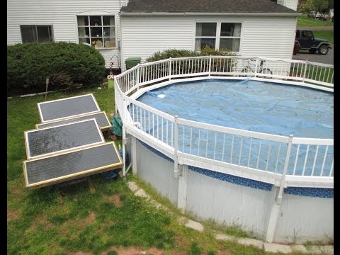 Custom Built Swimming Pool Solar Panel Water Heater Revisited with Temperature Controller