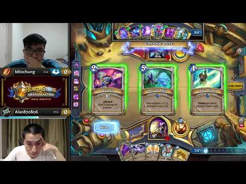blitzchung vs Alan870806 - Group B Decider - Hearthstone Grandmasters APAC 2020 Season 2 - Week 3