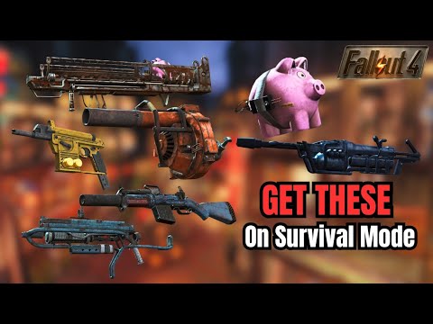 Unlocking The Makeshift Weapons Pack  - When Pigs Fly - Fallout 4 Guide