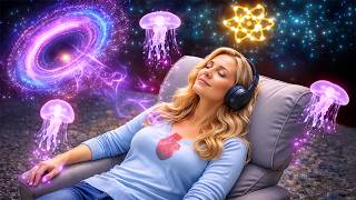 Brain Massage While You Sleep, Melatonin Release, Stop Overthinking, Worry & Stress - 528hz #06